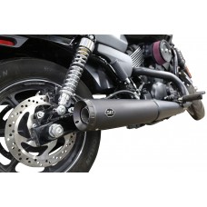 S&S CYCLE 550-0703 Grand National Slip-On Muffler - Ceramic Black - HD Street/Street Rod '14-'19 1801-1169