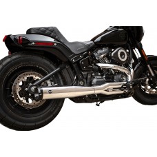 S&S CYCLE 550-0790 SuperStreet 2-1 Exhaust System - Chrome - Race - Softail '18-'19 1800-2400