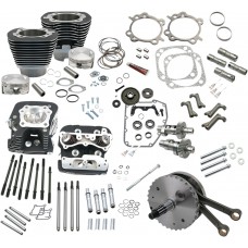 S&S CYCLE 900-0564 KIT HSU 124" 99-06TCA BLK 0903-0950