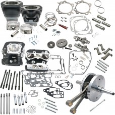 S&S CYCLE 900-0568 KIT HSU 124" 07-17TCA BLK 0903-0951