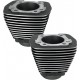 S&S CYCLE 91-7710 CYLINDERS 3-1/2"EVO BLK 0931-0260