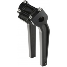 THRASHIN SUPPLY CO. TSC-9500-1 Black 9-1/2" Pullback Handlebar Riser With Gauge Cut Out 0602-1058