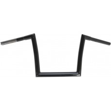 TODD'S CYCLE Black 1-1/4" Fat Bobber Strip Handlebar With 10" Rise 0601-2729