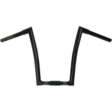 TODD'S CYCLE Black 1-1/4" Springer Style Strip Handlebar With 14" Rise 0601-3573