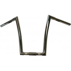 TODD'S CYCLE Chrome 1-1/4" Springer Style Strip Handlebar With 14" Rise 0601-3572