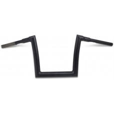 TODD'S CYCLE Flat Black 1-1/2" Strip Handlebar with 10" Rise 0601-4882