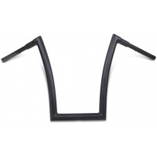 TODD'S CYCLE Flat Black 1-1/2" Strip Handlebar with 17" Rise 0601-4891