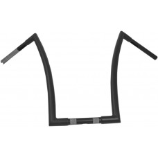 TODD'S CYCLE Flat Black 1-1/4" Strip Handlebar With 20" Rise 0601-3978