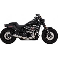 VANCE & HINES 27623 Stainless 2-into-1 Upsweep Exhaust System - Softail '18 1800-2344