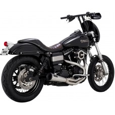 VANCE & HINES 27625 Stainless 2-into-1 Upsweep Exhaust System - Dyna '91-'17 1800-2441