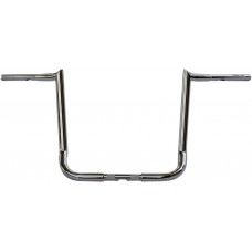 WILD 1 WO596 Chrome 1-1/4" Chubby Hooked Bagger Handlebar With 16" Rise For TBW 0601-4694