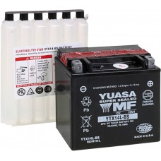 YUASA YUAM3RH4L BATT YTX14L-BS .69 LITER 2113-0016