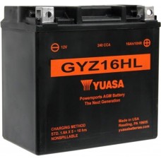 YUASA YUAM716GHL BATTERY GYZ16HL 2113-0357