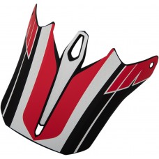 Z1R F.I. Visor Kit - Hysteria - Red/White 0132-1362