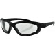 ZAN HEADGEAR EZAZ001C Arizona Sunglasses - Shiny Black - Clear 2610-0942