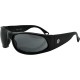 ZAN HEADGEAR EZCA001 California Sunglasses - Shiny Black - Smoke 2610-0947