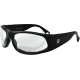 ZAN HEADGEAR EZCA001C California Sunglasses - Shiny Black - Clear 2610-0948