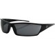 ZAN HEADGEAR EZUT01 Utah Sunglasses - Shiny Black - Smoke 2610-0976