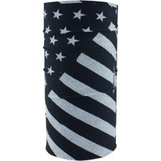 ZAN HEADGEAR TF091 MOTLEY TUBE FLC B&W FLAG 2502-0124