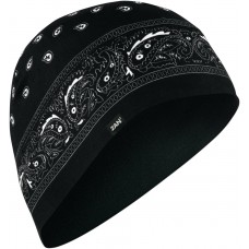 ZAN HEADGEAR WHLL101 BEANIE SPRT PAISLEY BLACK 2501-3259