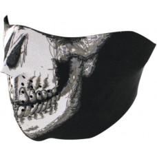 ZAN HEADGEAR WNFM002H HALF MASK SKULL FACE 2503-0060