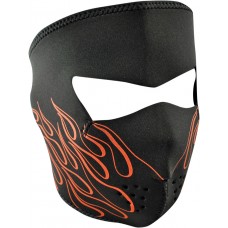 ZAN HEADGEAR WNFM045 FACE MASK ORANGE FLAME 2503-0108