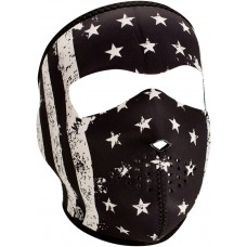 ZAN HEADGEAR WNFM091 FULL MASK BLK WHITE FLAG 2503-0249