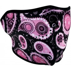 ZAN HEADGEAR WNFM162H HALF MASK PURPLE PAISLEY 2503-0172