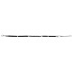 MID-USA Clutch Cables For Big Twin 5 Speed Models 1987/Later &amp; Sportster 1986/Later 49301
