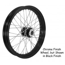 MID-USA Complete 23" Front 40 Spoke Wheels For Big Twin 51681