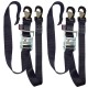 MID-USA 2" Wide Ratchet Tie Down Pairs For Transporting Motorcycles 4229