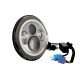 MID-USA 7" Led Headlights With Halo For Custom Use 11003