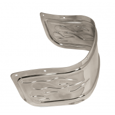 MID-USA Flamed Fender Skirt For Big Twin 22945