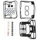 MID-USA Rocket Arm Cover Gasket Set For Big Twin Evolution 60496 MID-USA Rocket Arm Cover Gasket Set For Big Twin Evolution 60496