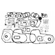 ENGINE GASKET AND SEAL SET FOR ALL BIG TWIN 1992/1998 64158