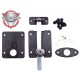 MID-USA EXCLUSIVE LOCKING SYSTEMS FOR LEATHER SADDLEBAGS & TOUR PACKS 26753