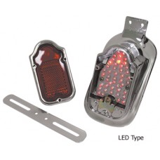 V-FACTOR 12 VOLT TOMBSTONE TAILLIGHT WITH MOUNT FOR FL STYLE REAR FENDER 11226
