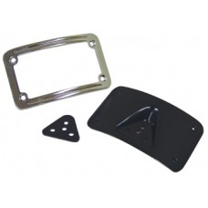 V-FACTOR CURVED STYLE LICENSE MOUNT WITH BACKING PLATE 13266