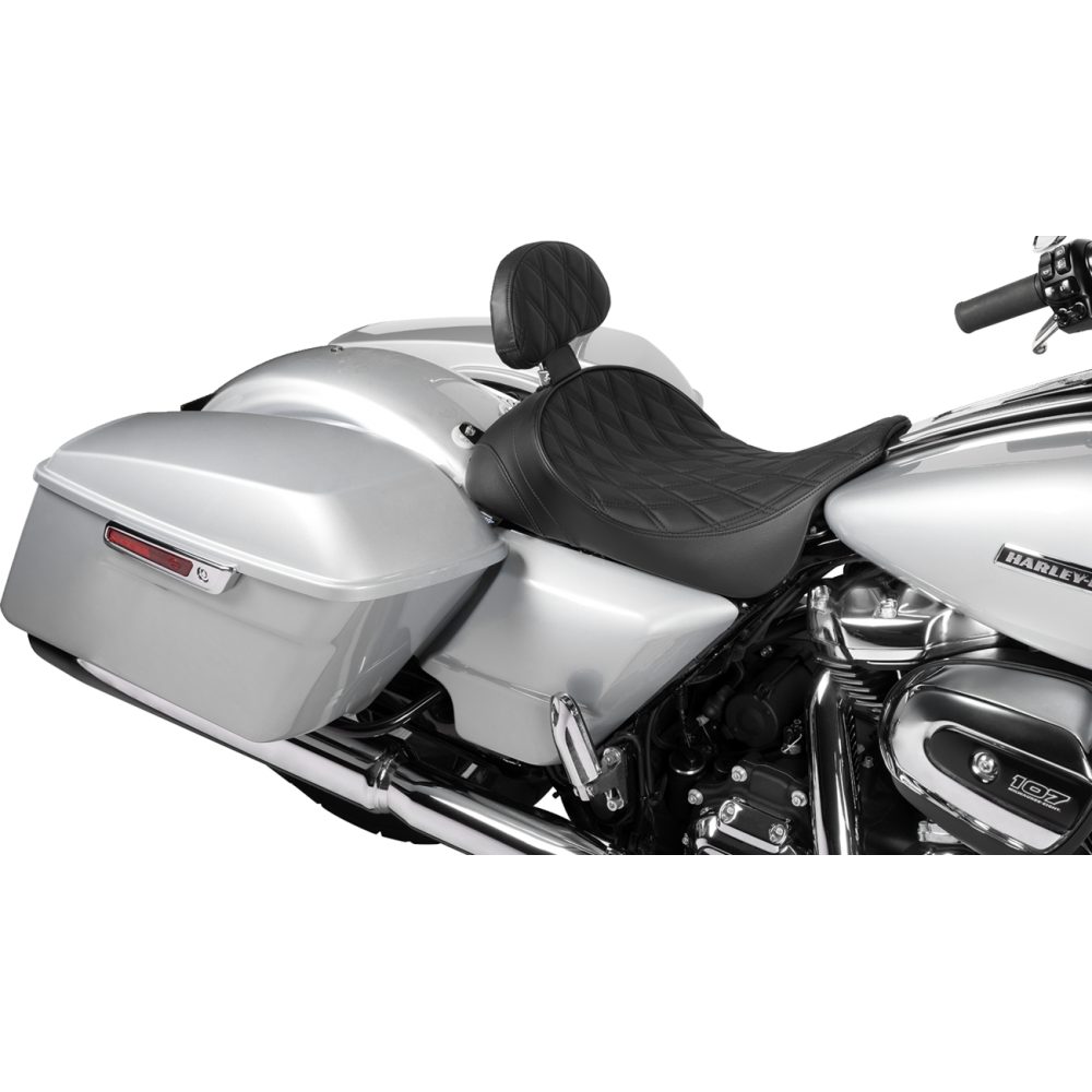 Drag Specialties Seats EZ Glide II Backrest - Small - Vinyl