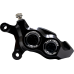 Performance Machine (Pm) Caliper - 137 X 4B - Left - Black Anodized with Black Bore Caps - 1701-0796  0053-2957-MB
