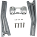 Kodlin Usa Ascent Pro Risers - Pullback - 10" - Chrome - 0602-1554  KUS55134