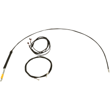 La Choppers Cable Kit - 15" - 17" Handlebars - Black - 0662-1269  LA-8063KT3-16B
