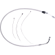 Magnum Shielding Polished Stainless Quick Connect Upper Clutch Cable - 0652-3121  5239HE