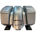Paul Yaffe Bagger Nation Short Rear Fender - Sport - With Chrome Plate Frame - 3 Sets of Thunder Bolts - 1401-1065  RF-SS-3-THNDR-BLT-C