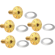 Arlen Ness Bolt Kit - Holeshot/Front/Floating/Brake Rotor - Spoke Mount - Gold - 5 Pack - 2401-1708  300-916