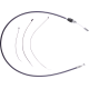 Drag Specialties Quick Connect Clutch Cable - Upper - Black/Chrome - 0652-3196 Quick Connect Clutch Cable