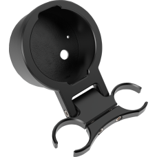La Choppers T-Bar Gauge Mount - Single - Black - 1.00" Diameter - 2201-0271  LA-7398-01B