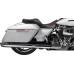 Drag Specialties Seats Extended Reach Freedom Seat - Vinyl - Double Diamond - Red Stitch - FLT/FLH '09-'24 - 0801-1982 Extended Reach Freedom Touring Seats