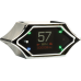 Dakota Digital Handle Bar Mount Speedometer - With Signals - Spiked - Chrome - 2210-0679  MLX-5200