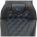 Saddlemen Roadsofa Extended Reach Seat - without Backrest - Lattice Stitch - Blue Stitch - FLTR/FLHX '23-'24 - 0801-1794  823-07-20701